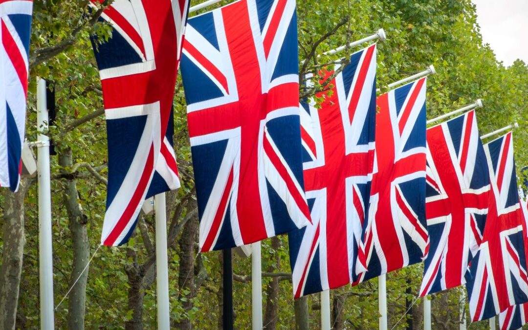 Union Jack flags